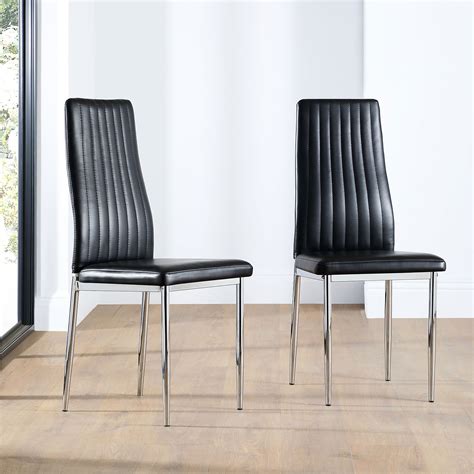 leather and chrome dining chairs|Chrome Leather Dining Chair